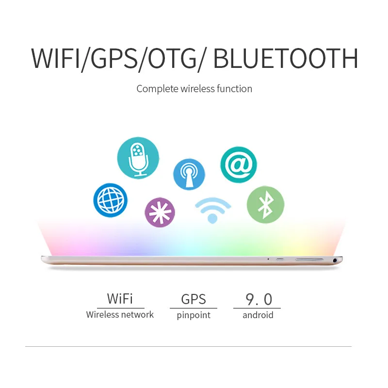 10.1 colių IPS 1280*800 Tablet 3G 4G LTE Dual SIM kortelę Tablet PC Octa Core 6GB RAM 128 GB ROM Tablečių Android 9.0 Bluetooth GPS