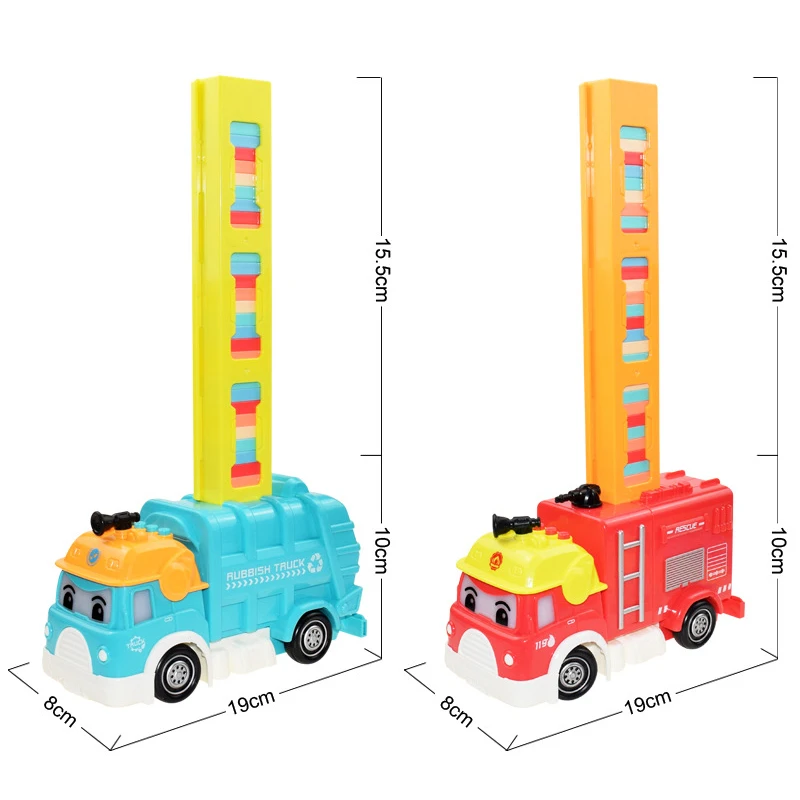 Elektros Automatinė, Kuriuo Domino Blokai Traukinio Su Garsu Automobilio Nustatyti Žaislai Domino Plytų Spalvinga Domino Blokų Žaidimas Žaislų Rinkinys Dovanų