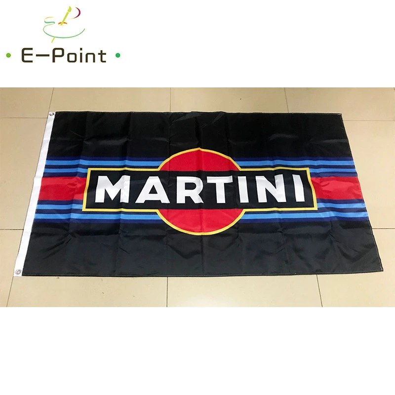 Martini Racing Automobilių Vėliavos 2*3ft (60*90cm) 3*5ft (90*150cm) Dydis Kalėdų Dekoracijas Namuose ir Sode