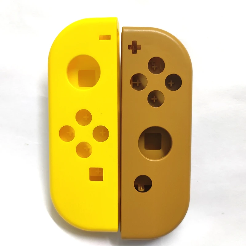 Geltona Let ' s Go Edition Plastiko Kairę Būsto Shell Padengti Nintendo Jungiklis NR NX Džiaugsmo Con Valdytojas