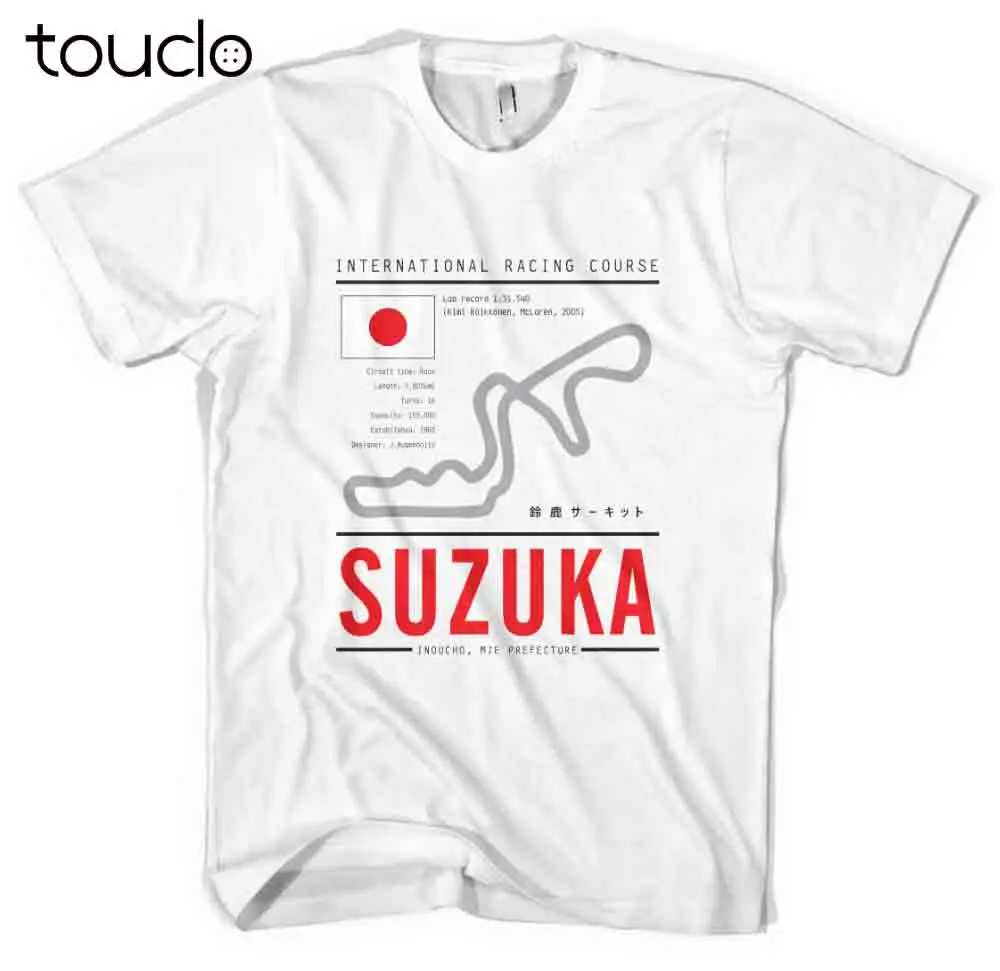 Suzuka Circuit Tee, Rasės, Stebėti, Japonija, Importo, Jdm, Impreza, Evo, Skyline Naują Atvykimo Marškinėliai Atsitiktinis Vyrų Vėpla T Shirts