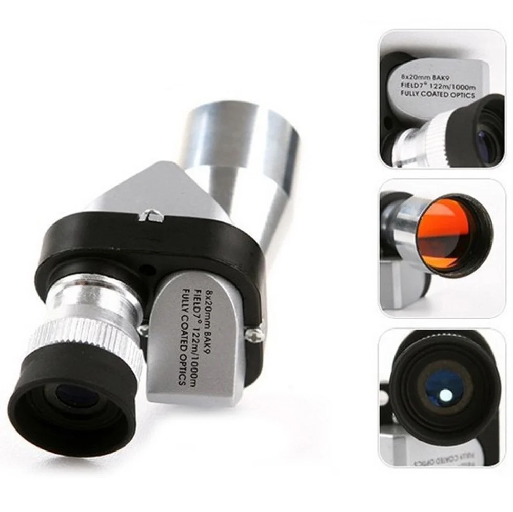 HD Naktinio Matymo Mini Pocket Teleskopas Zoom Monokuliariniai Lauko Teleskopas už Medžioklės Kempingas