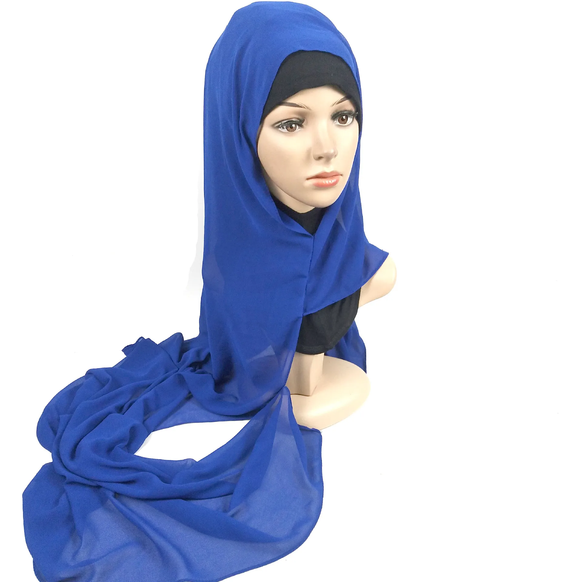 2021 m. pavasario ir vasaros 75*180 cm tingus pearl ilgą šifono skara nespalvoti šalikas vestuvių hijab