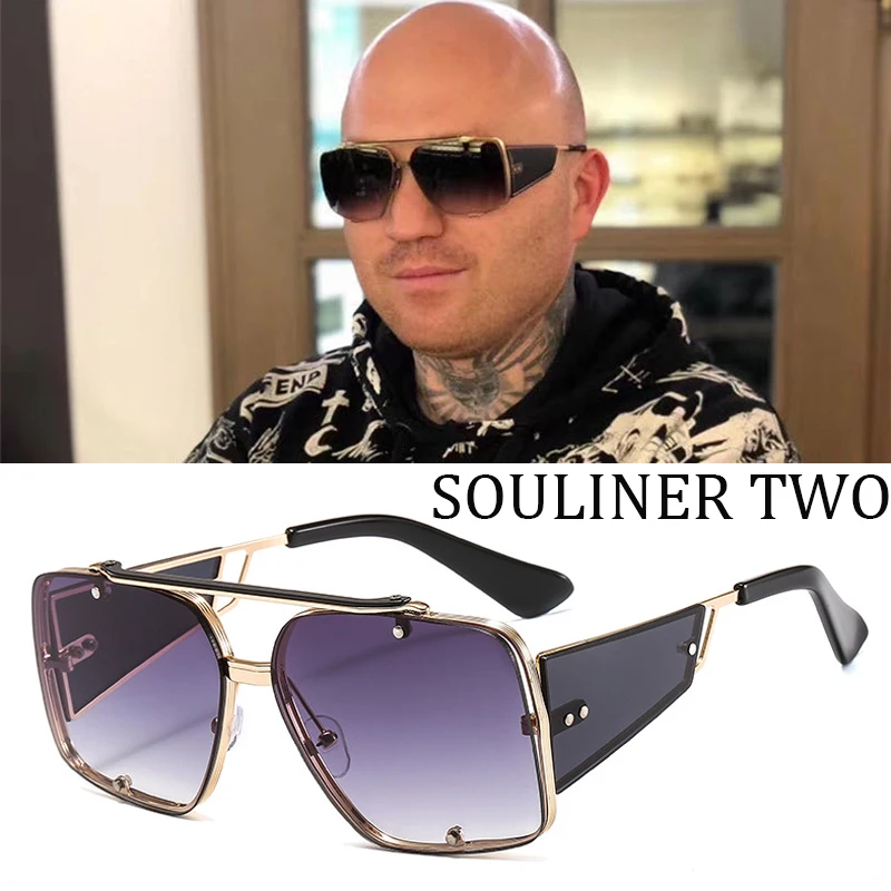 2020 Naujas retro vyrų kvadratinių prekės piloto akiniai nuo saulės moterų asmenybės universalus mados prabangių UV400 akiniai nuo saulės Oculos De Sol