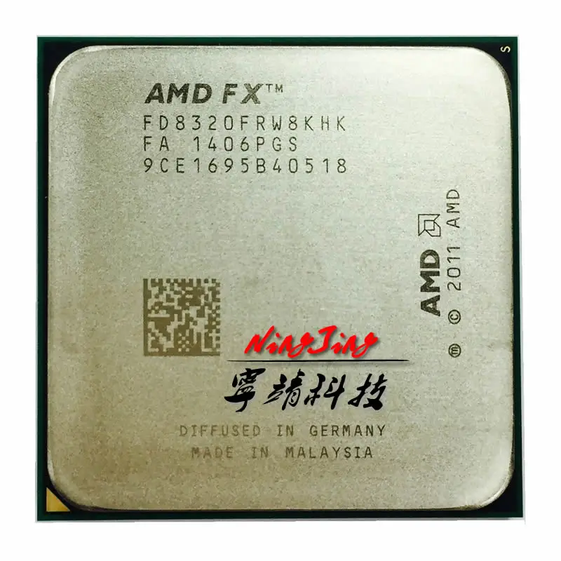 AMD FX-Series FX-8320 FX 8320 3.5 GHz Aštuonių Branduolių PROCESORIUS Procesorius FD8320FRW8KHK Socket AM3+