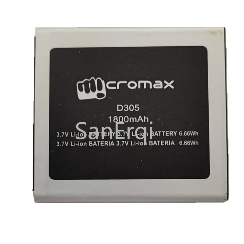 D305 Bateriją Už Micromax D305 Smartphone Baterija 1800mAh