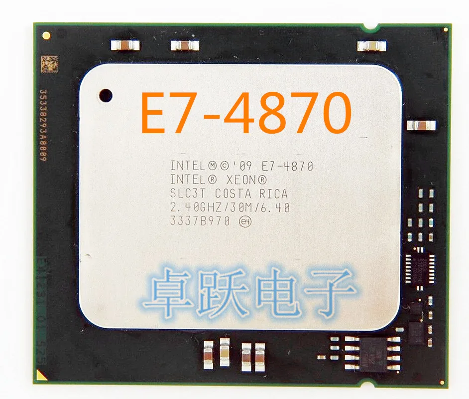 E7-4870 Originalus Intel Xeon E7 4870 cpu 2.40 GHz, 10-core 6.4 GT/s 30MB 32nm 130W LGA1567 Nemokamas pristatymas