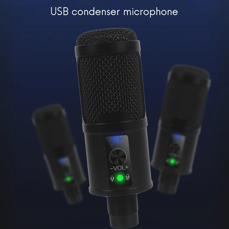 USB Kondensatoriaus Įrašymas Mikrofonas Rinkiniai Nešiojamas 
