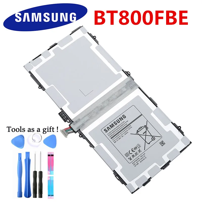SAMSUNG Tablet Akumuliatorius EB-BT800FBE Samsung Galaxy Tab S 10.5 T800 T801 T805 7900mAh Originali Bateriją + įrankiai