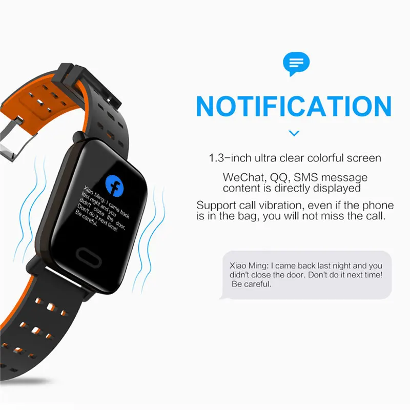 Elektroninių Žiūrėti vyriški Laikrodžiai Moterų Sporto Spalvų Ekraną, Bluetooth Kraujo Spaudimas, Širdies ritmo Monitorius Tinkamumo Apple 
