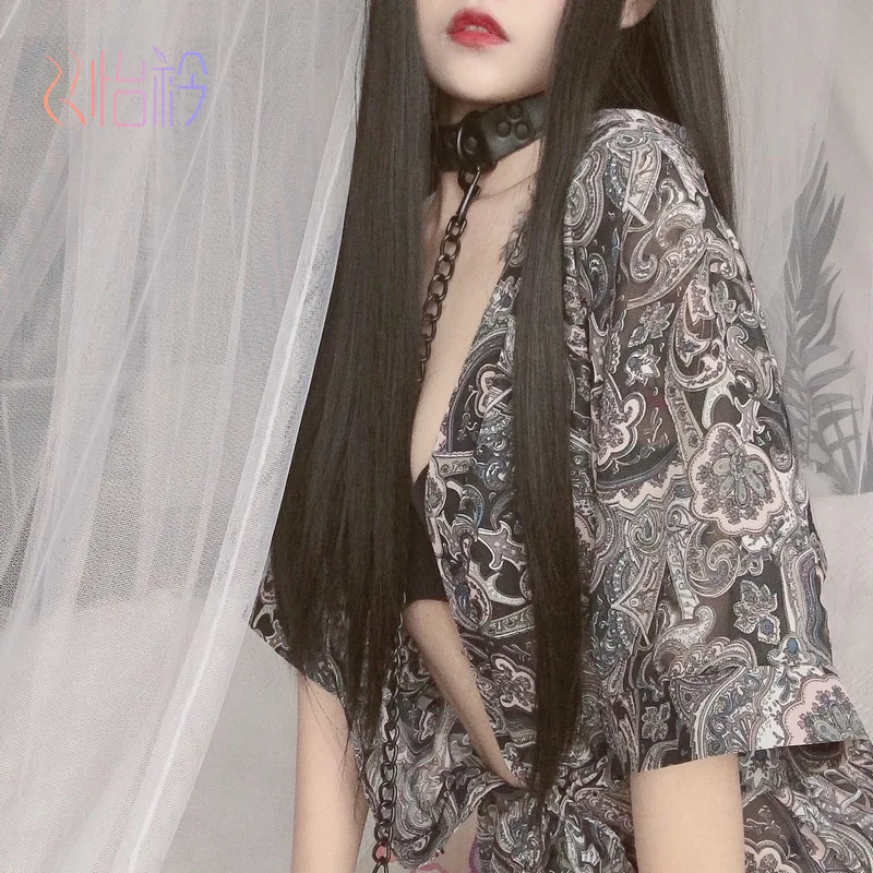 JIMIKO seksualus Japonijos matyti per apatinis trikotažas moterims erotinio kimono karšto žmona chalatas sekso cosplay kostiumai Helovinas romantiška dovana