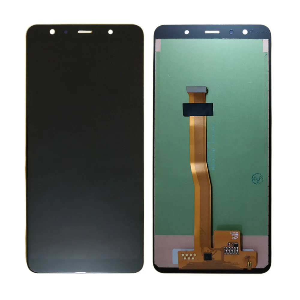 Samsung Galaxy A7 2018 A750 Incell LCD ekranas Jutiklinis Ekranas skaitmeninis keitiklis Asamblėjos A7 2018 A750FN A750F A750DS TFT LCD Ekranas