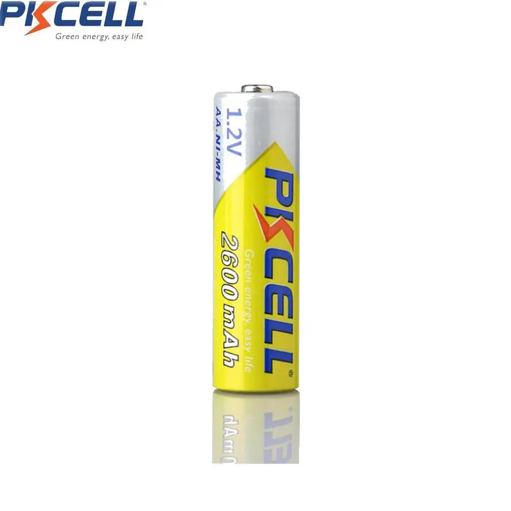 4pcs PKCELL AAA 1200mAh baterija +4PC AA Baterijos 2000mah 1.2 V NIMH AA/AAA tipo akumuliatoriai+2vnt Baterijų Laikiklis Atveju