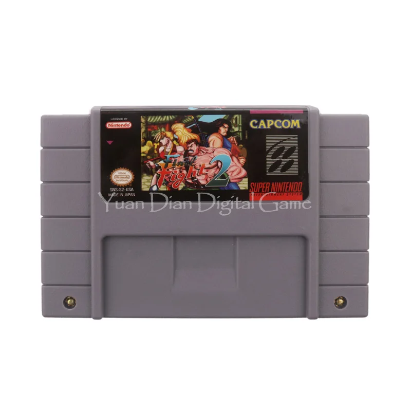 Nintendo SFC/SNES Žaidimų Kasetė Konsolės Kortelės Galutinė Kova 2 anglų Kalba MUMS Versija
