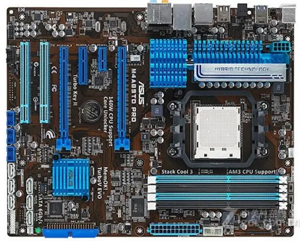 Už ASUS M4A89TD PRO Originalus Naudojami Desktop AMD 890FX motininę Plokštę Socket AM3 DDR3 USB2.0 SATA2