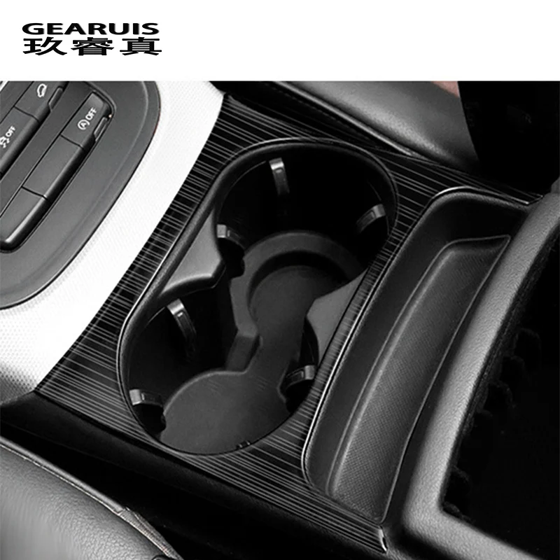 Automobilio Stilius Anglies pluošto Interjero Audi Q5 Centrinio valdymo Pavarų Perjungimo Skydelis Vandens puodelio Dangtelio Lipdukas Interjero Auto Priedai