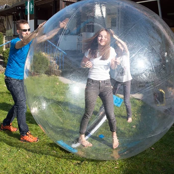 2.2 M PVC Pripučiamas Vandens Pėsčiųjų Kamuolys waterballs pripučiamas vandens žaislas šokių kamuolys su Vokietija TIZIP