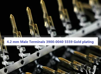 200pcs ATX/EPS 5559 4.2 mm Male Aukso Plokštelės Fiksavimo Susisiekti Terminalo Pin 22-18 AWG Vielos Asortimentą Moterų Būsto Shell