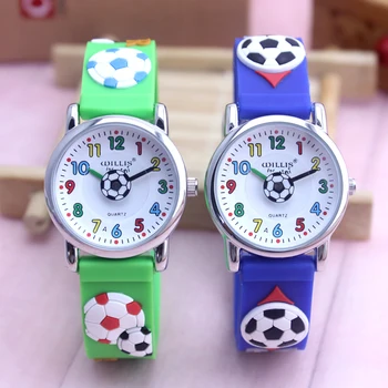 2018 m. vaikų berniukų animacinių filmų kvarciniai laikrodžiai vaikai studentai 3D futbolo anime sporto laikrodžiai gimtadienio dovanos relogio feminino