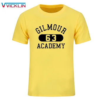2019 Gilmour Akademijos 63 Spausdinti vyriški marškinėliai trumpomis Rankovėmis Medvilnės T shirts Vyras Drabužiai Laisvi Viršūnes Tee Plius Dydis