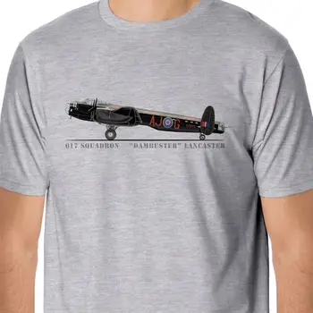 2019 m. pavasarį Vyrų Slim Fit marškinėliai Hipster O-kaklo populiariausių viršūnes Vaikinas Gibson 617 Eskadrilės Dambuster Lancaster juokinga tee marškinėliai