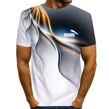 2020 3D Vyrų Tshir Vasaros trumpomis Rankovėmis Atspausdintas T-shirt Laisvi O-kaklo Mens Drabužius Atsitiktinis Viršūnes Tees Vyrų Drabužiai Plius Dydis S-6xl