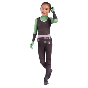 2020 Gamora Kostiumas Moterims, Superhero Halloween Kostiumai Globėjai Galaxy Šalies Cosplay Mergaičių Suaugusiųjų 3D Atspausdintas Jumpsuits
