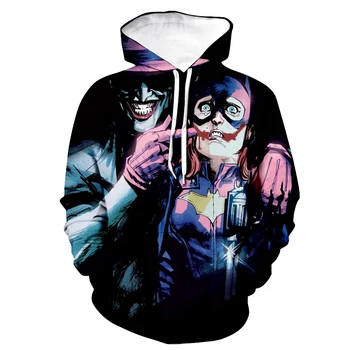 2020 Naujas Hoodies Mados Joker 3D Atspausdintas Gobtuvu Palaidinukė Vyrų/Moterų Atsitiktinis Rudens Žiemos Streetwear Puloveris Hip-Hop Hoodie