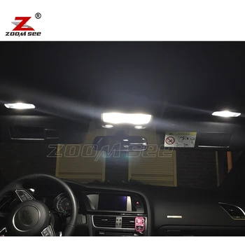 24pcs LED plokštelės lemputės + LED interjero žemėlapio lemputė + LED durų lempa, pilnas komplektas Audi A5 S5 RS5 sportback ( 2009 - m.)