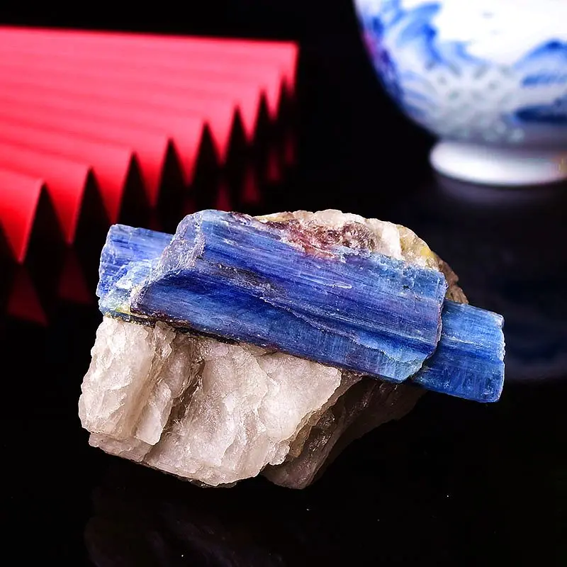 Gamtos Mėlyna Kristalų Raw Kvarco Celestite Grupių Gydomųjų Akmenų Grubus Lrregular Minerales Reiki Pavyzdys Vidaus Apdaila