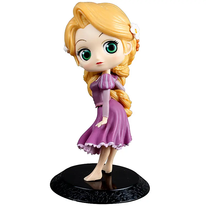Originalus QPosket Personažai snieguolė Mermaid Princesė Jasmine pav Alice Ariel Tangled Rapunzel Lėlės, Žaislai
