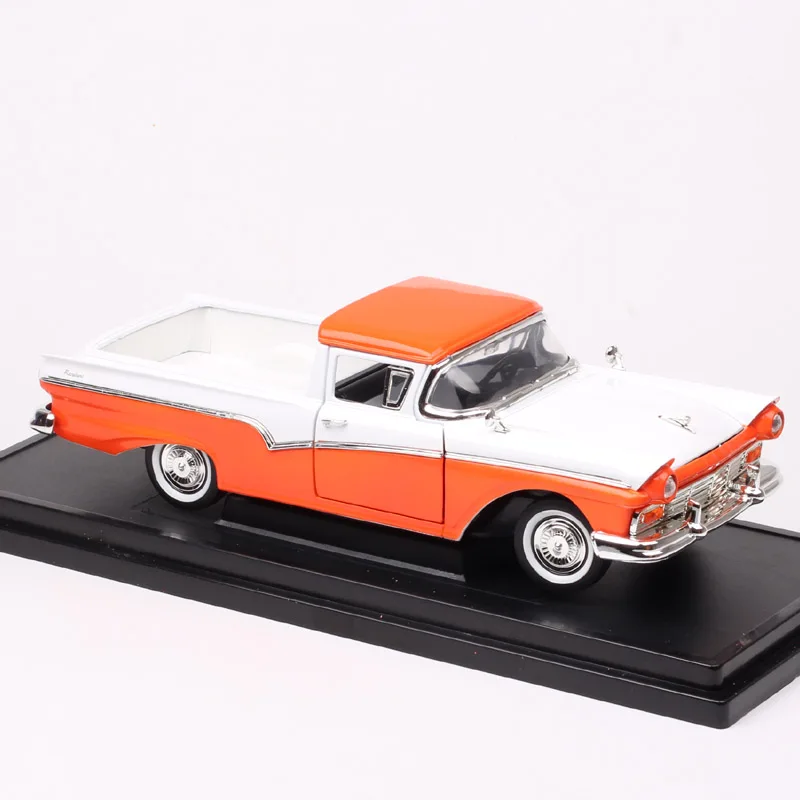 1:18 skales, didelis, klasikinis senosios 1957 m. Ford Ranchero pikapas Diecast Žaislai Transporto priemonių modelių automobilius, universalas surinkimo dovana