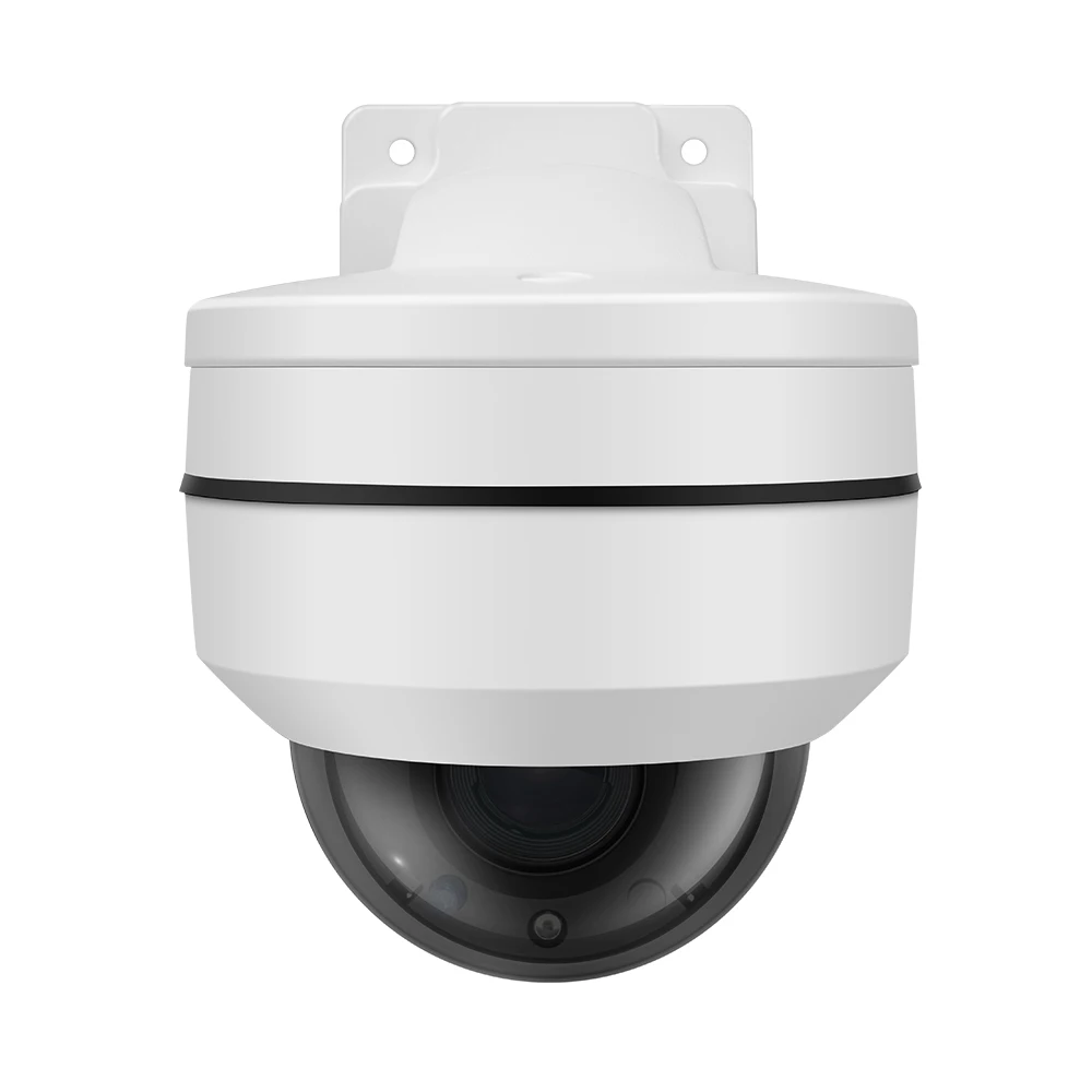 5MP MINI Dome PTZ IP Kamera Lauko 2.8-12mm Motorizuotas Objektyvas, 4x Zoom ONVIF Priežiūros Vandeniui POE Saugumo Kameros Camhi APP