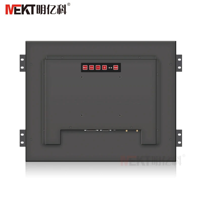 Metalo atveju 17/19/15 colių LCD ekranas HD pramonės BNC saugumo tinklo stebėjimo skirta priekiniai ekranas