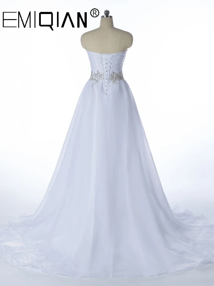 Balta Vestido De Noiva, 2021 NAUJŲ Dizaineris linijos, Vestuvinės Suknelės,Chalatas De Mariage Nėrinių Stebėjimo Vestuvių Suknelės