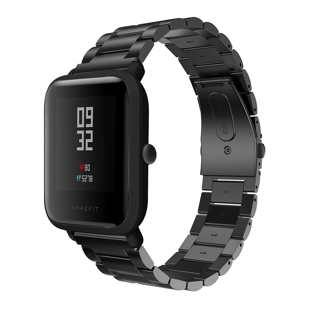 20MM Nerūdijančio Plieno virvė Xiaomi Huami Amazfit Pvp/Pvp S 1S/Lite Smart Watch Band Pakeisti Dirželį Amazfit GTS/GTS 2