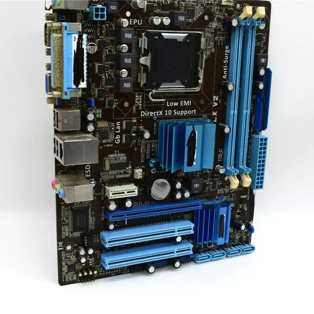 ASUS P5G41T-M LX V2 Plokštė DDR3 8GB G41 P5G41T-M Computador p5G41T Mainboard LX Desktop PCI-E Usado V2 X16 VGA Q8F6