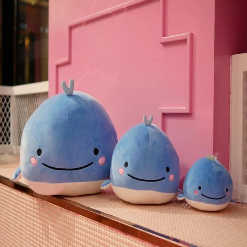 Anime-15CM Mielas Žemyn medvilnės banginis pliušinis žaislas super minkštas delfinų pagalvę Kimštiniai žaislai, aukštos kokybės Vandens būtybių gimtadienio dovana