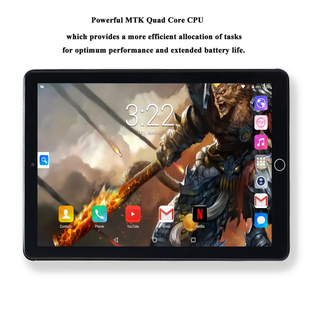 2020 Naujas Originalus 10.1 Colių 3G Telefono ryšys Android 7.0 GPS Tablet PC 