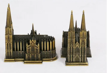 Vokietijos Katalikų katedra statybos apdailos technologijas, biuro dekoras bokštas amatų, meno puošmena namų dekoro Kirsite Modelis dovana