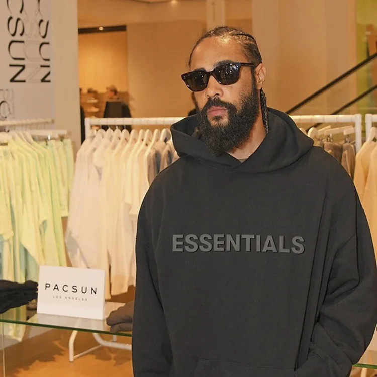 2020 Naujas Hoodies Palaidinės 1:1 Rūko Essentials Kanye West Džeris Lorenzo Prarasti Ovesized Hoodies Hip-Hop Medvilnės Palaidinės