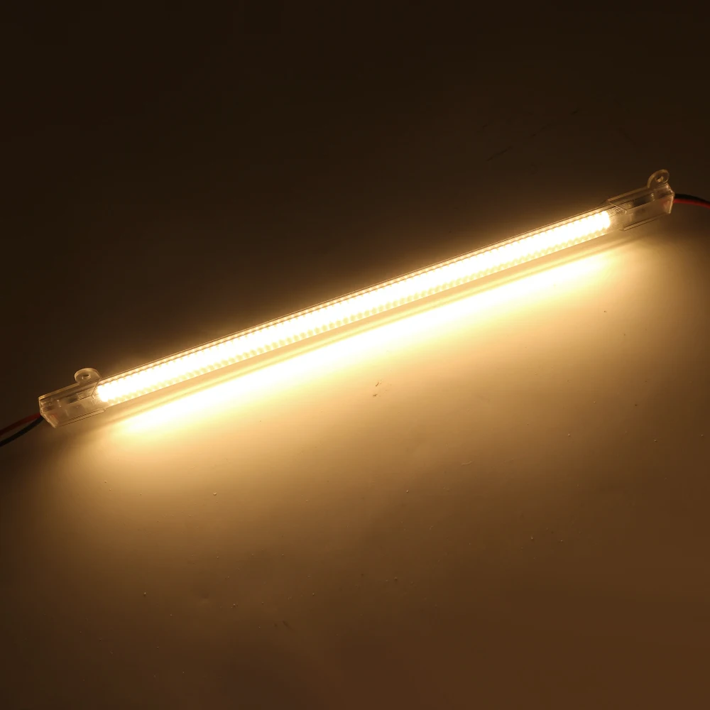 5VNT LED Juostelė Šviesos Profilis AC220V 2835 8W 30cm/40cm/50cm 72LED Aišku, Padengti LED dienos šviesos lempos Kabineto Virtuvė Šviesos
