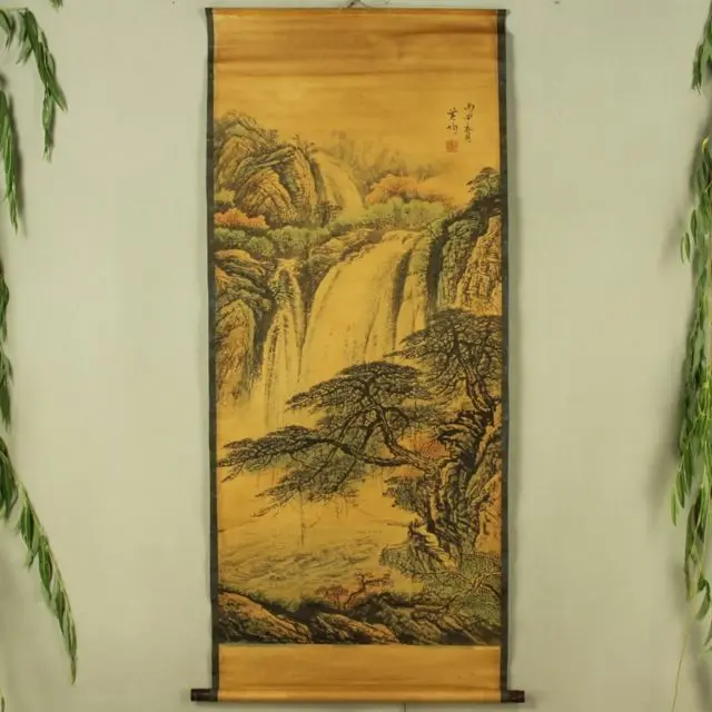 Kinija Antikos kolekcija Kraštovaizdžio dažymo schema