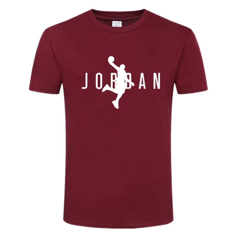 2020 Prekės, vyriški T-shirt Mados Apvalios Kaklo Viršuje Medvilnės Drabužius trumpomis Rankovėmis Vasaros Drabužių Aukštos Kokybės JORDANIJA Atspausdintas T-shirt