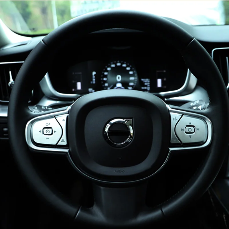 Volvo xc90 vairas kairėje ir dešinėje mygtuką apdailos pleistras interjeras modifikacijos auto dalys, automobilių lipdukai ABS-2020 m.