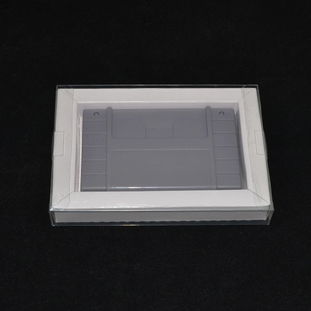 10 VNT. Dėžutėje Vidinė Apdaila Įdėkite Plokštelę Atveju mažmeninės prekybos Raštas langelį PAL, NTSC, S-N-E-S Žaidimo Kasetė