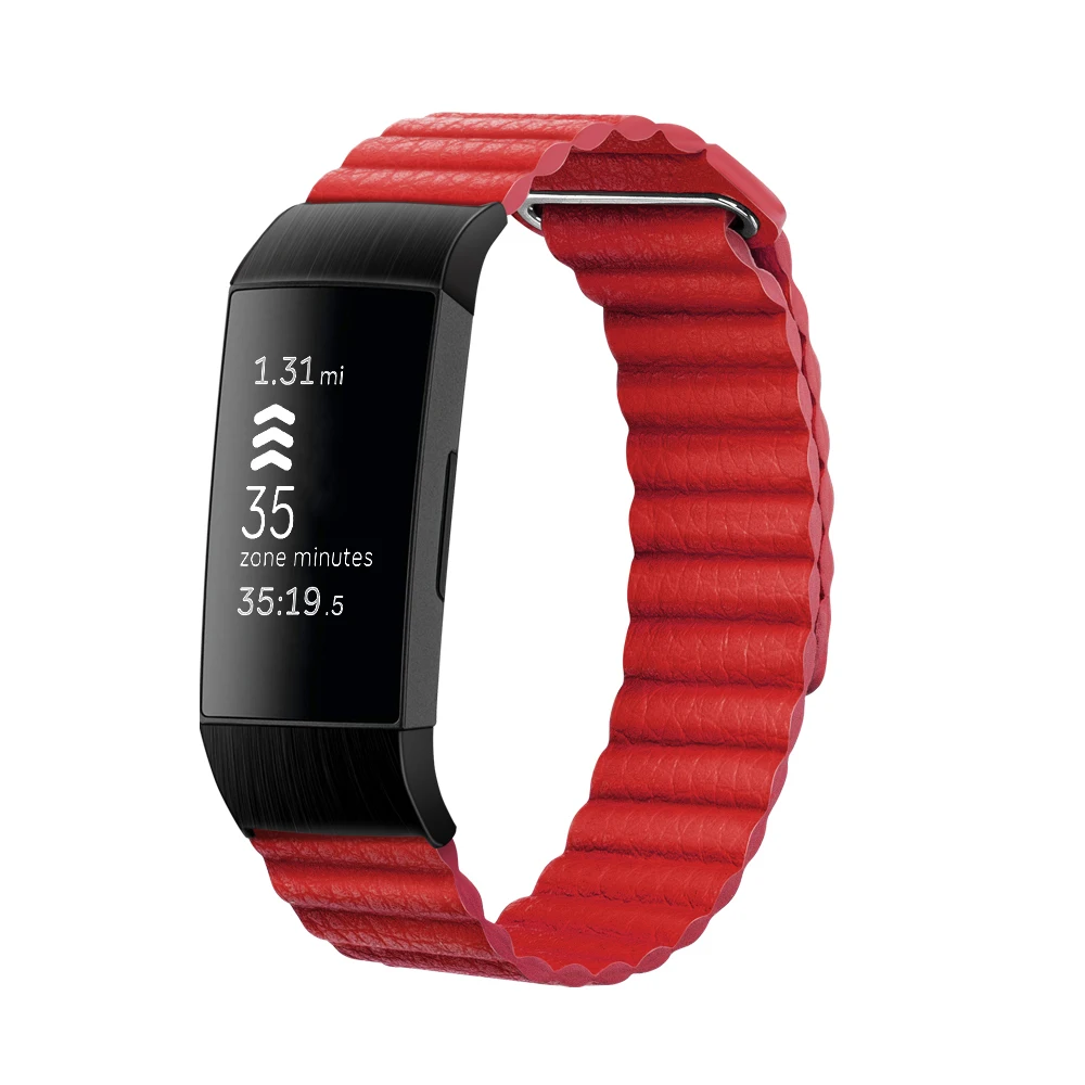 Odos Kilpa Dirželis Fitbit Mokestis 3 4 Watch Band Apyrankę Magnetinio Diržu, Fitbit Mokestis 3/3 SE Rankogaliai Priedai