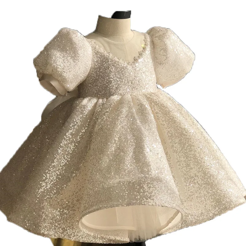 Kūdikių Lotus Aukštos Kokybės Rankų Mergytę Vestuvių Suknelė Skraiste Princesse Enfant Filė Šalis Suknelė Bamblys Merginos Gimtadienio Suknelė