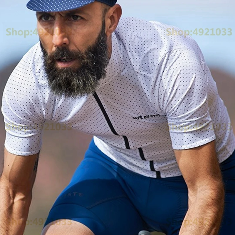 CFD Dviratininkas Superlight Jersey 2019 White & Stripes dviračių marškinėliai, Laisvalaikio trumpas rankovėmis MTB ridewear camisa de ciclismo blanca
