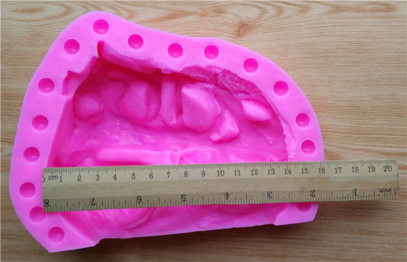 3D Dinozaurų Kaukolės Silikono Sluoksnį, Drėkina Torto Formos Šokoladiniai Saldainiai, Muilo Žvakė Įrankis Virtuvėje Kepti Nemokamas Pristatymas
